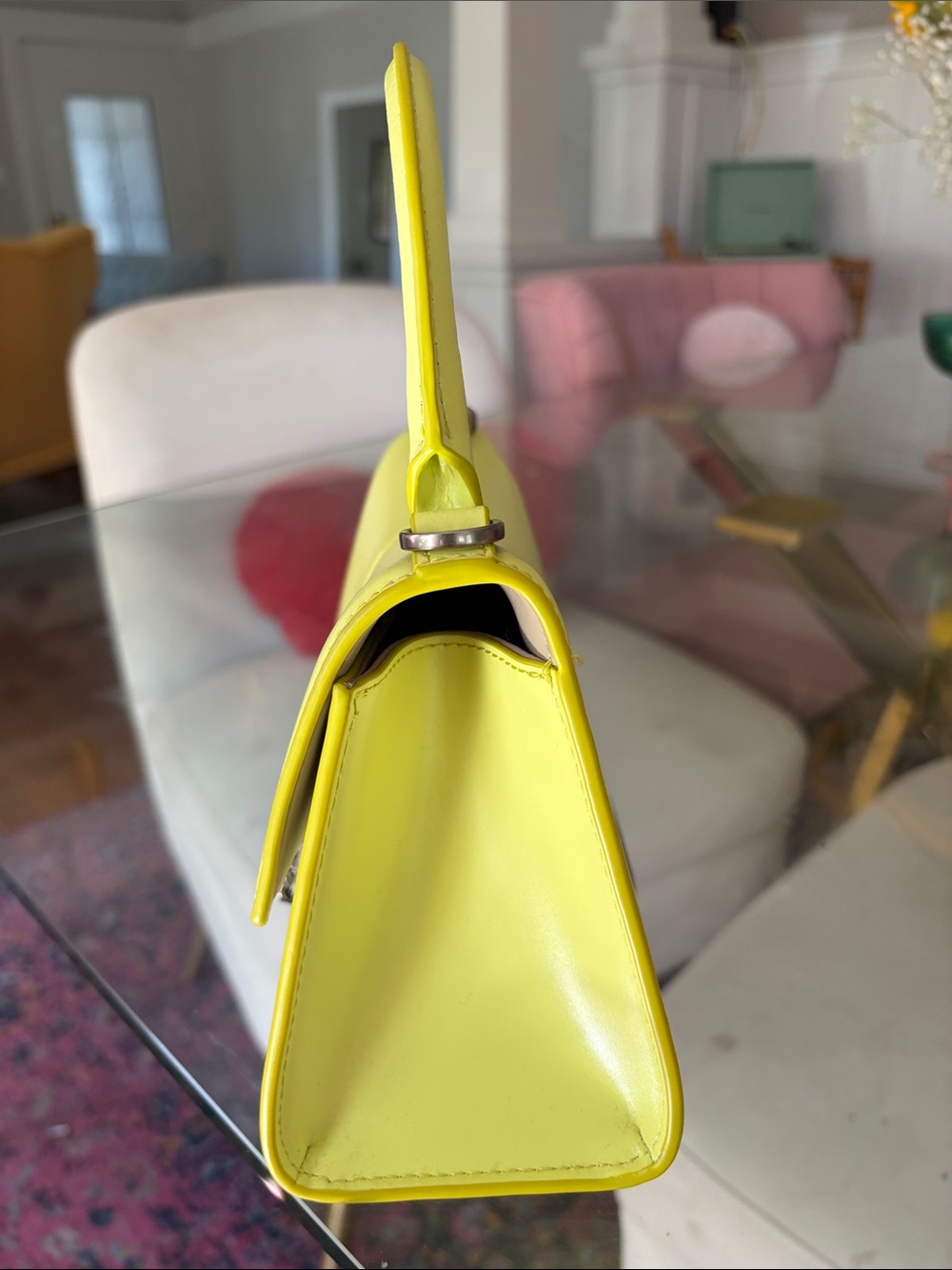 Marc Jacobs St. Marc Neon Yellow Leather - Picture 2 of 5